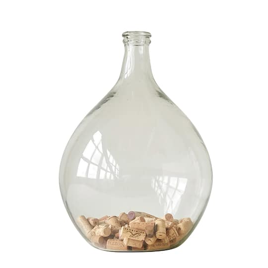 18.5&#x27;&#x27; Decorative Glass Bottle